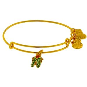Alex+Ani Cicada gold bangle UNICEF charity by design limited edition collection